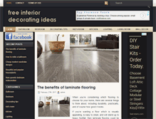Tablet Screenshot of free-interior-decorating-ideas.com